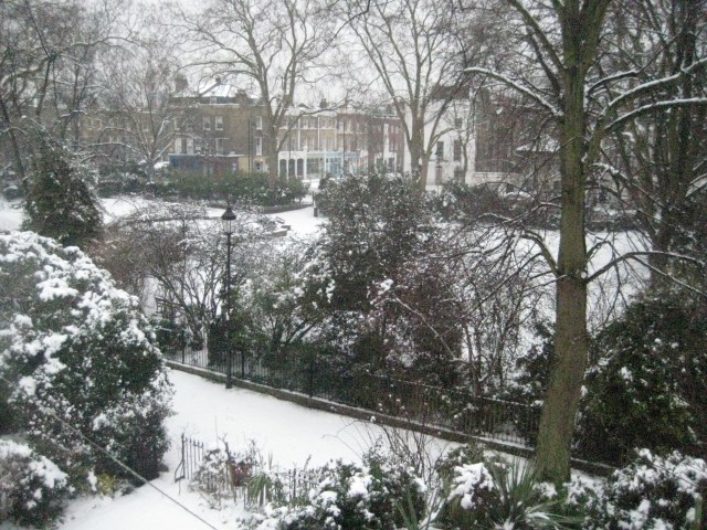 Sunday morning in the snow