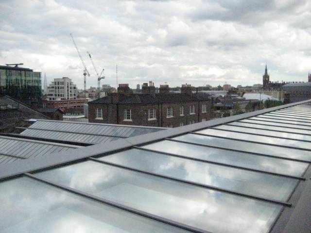 View from the roof terrace